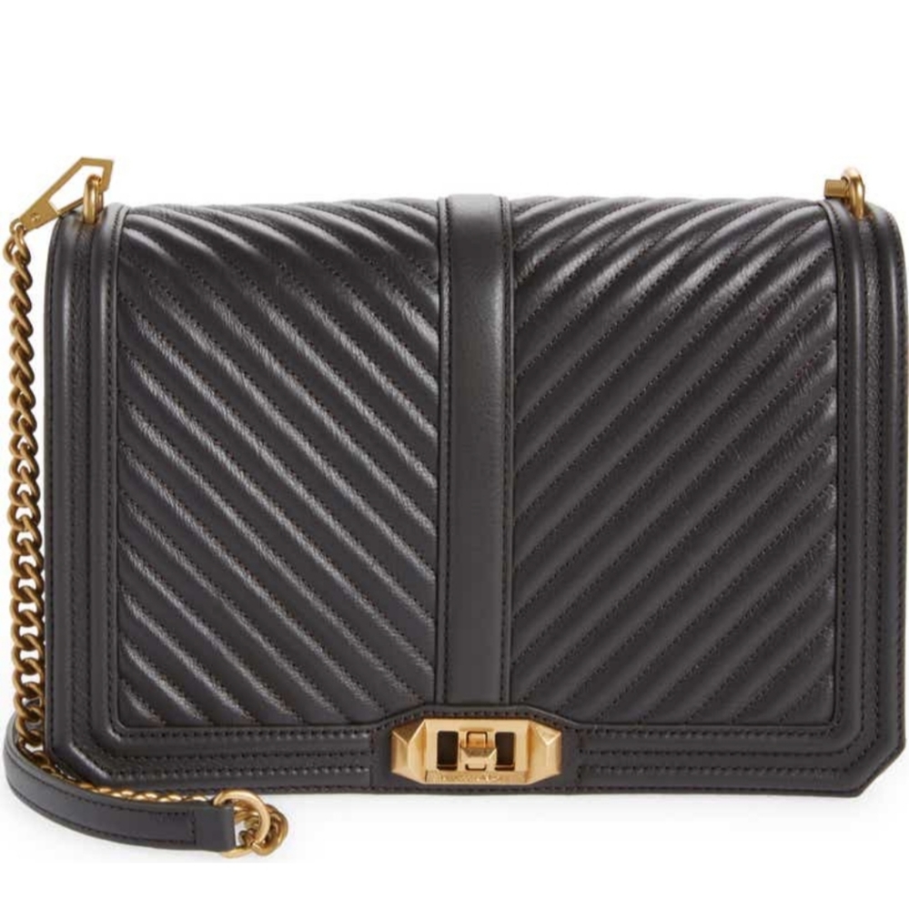 Rebecca Minkoff | Chevron Quilted Jumbo Love Crossbody
